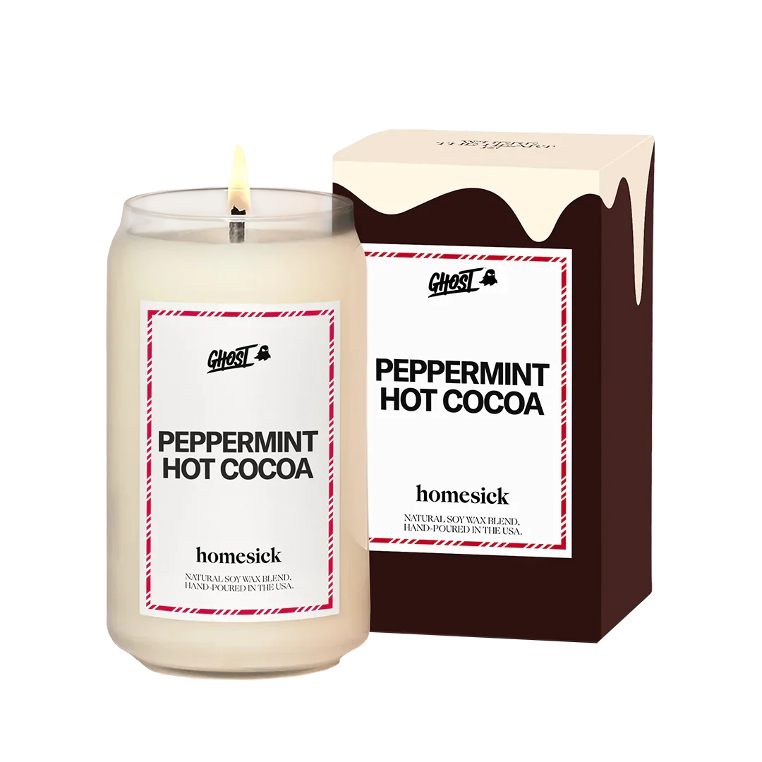 GHOST® CANDLE x HOMESICK | PEPPERMINT HOT COCOA
